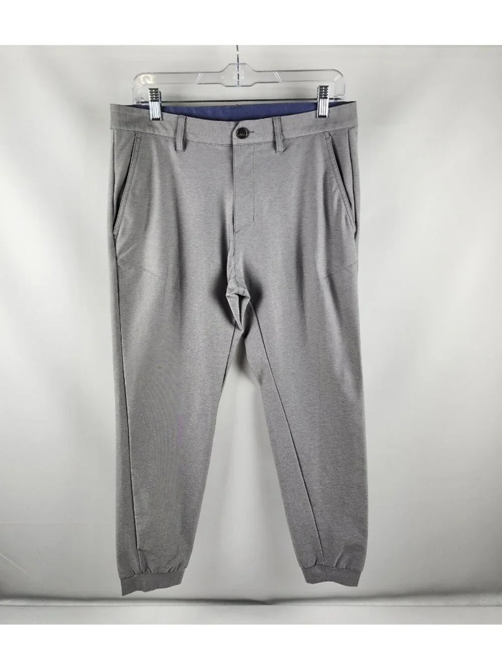 Adidas Pants Mens 30x30 Gray Adicross Range The 3 Stripes Tapered Leg Joggers